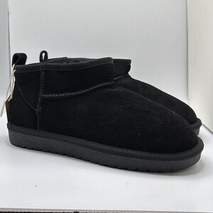 CUSHIONAIRE Women's pull on boot 8 BLACK